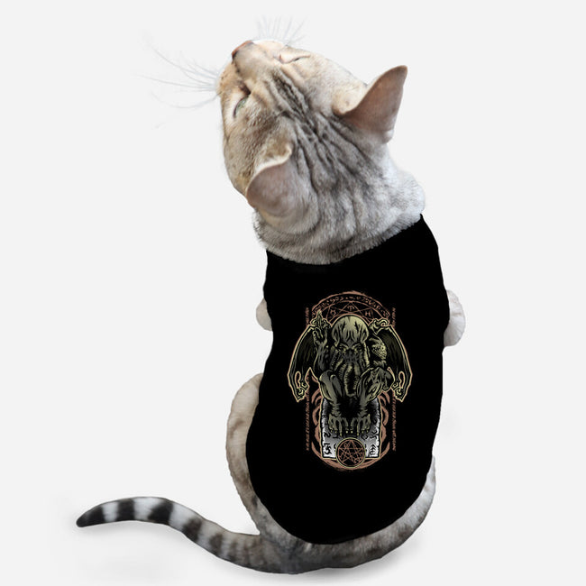 Church of the Great Old One-cat basic pet tank-Fearcheck
