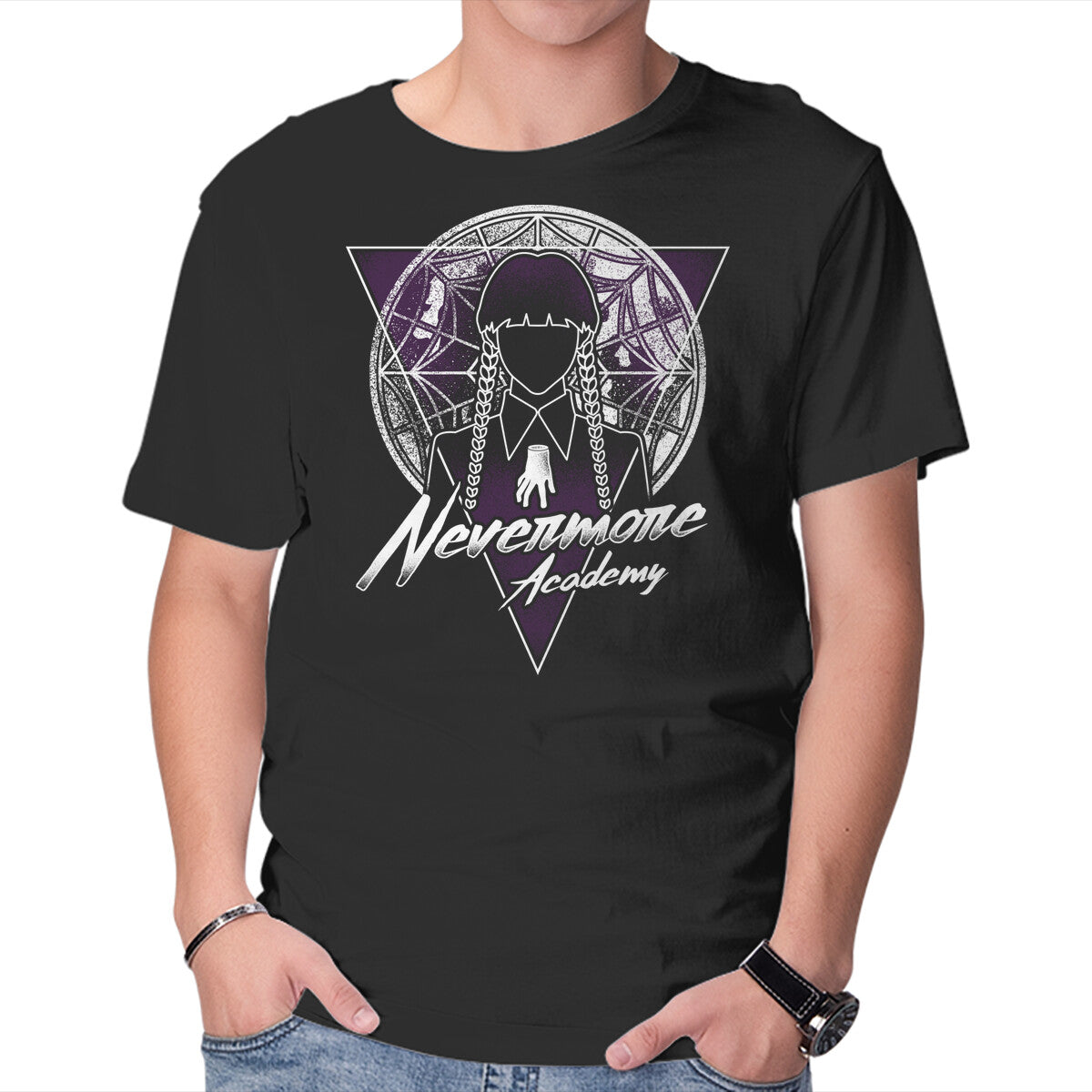 Stained Glass Moonlight-mens basic tee-Logozaste by TeeFury