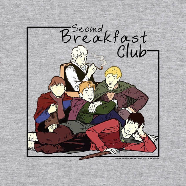 Second Breakfast Club-unisex crew neck sweatshirt-jpowersillustration by  TeeFury