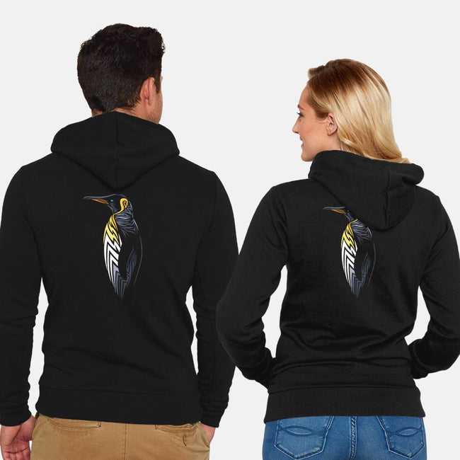 penguin zip up hoodie