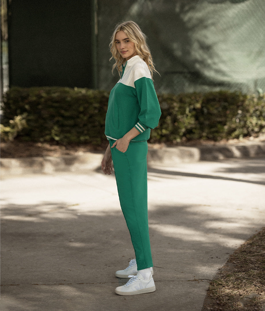 Plus Size Green Pants