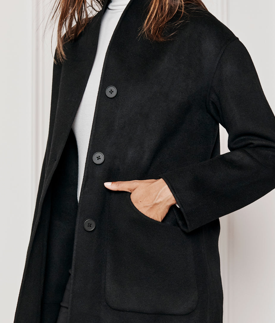 The Warmest Wool Cocoon Coat | Summersalt