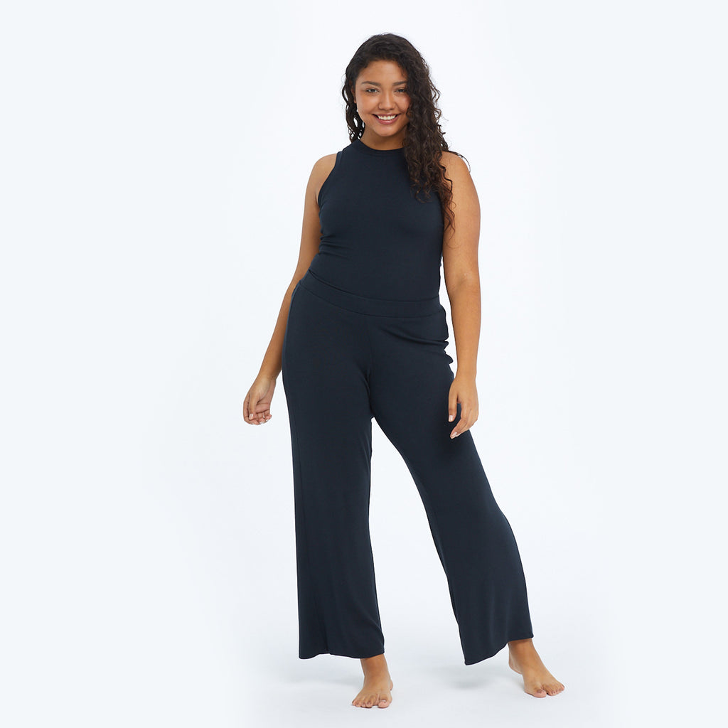 The Softest Ribbed Wide Leg Lounge Pant | Summersalt