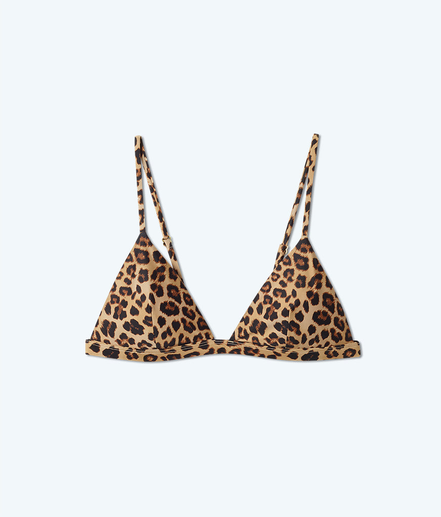 The Triangle Bikini Top - Leopard | Summersalt