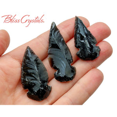 Black Obsidian Arrowheads