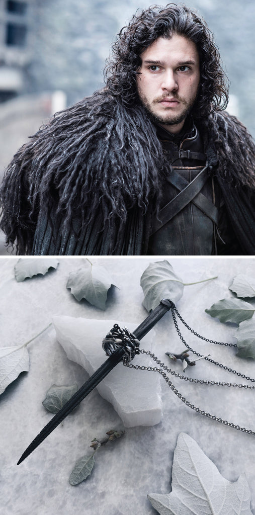 game of thrones jewellery - what jewelry will our favourite GoT characters wear - stingray barb necklace is perfect for the leader of the night watch Jon Snow