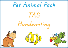 Teach your about pet animals using TAS handwriting