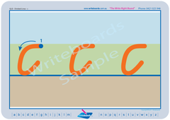 Special Needs Handwriting Kit for QLD Modern Cursive Font includes free divided lines alphabet worksheets