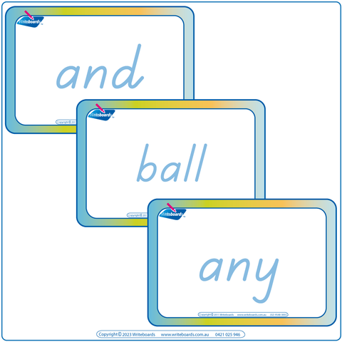 TAS Dolch Sight Word Flashcards are included in our School Starter Kit