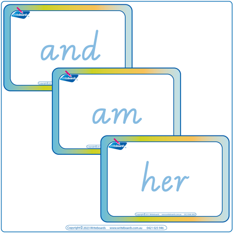 VIC Dolch Sight Word Flashcards are included in our School Starter Kit