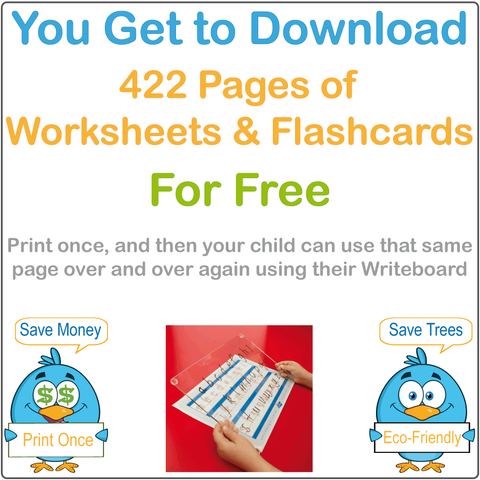 TAS School Readiness Kit includes 442 downloadable pages PLUS our Reusable Writing Board