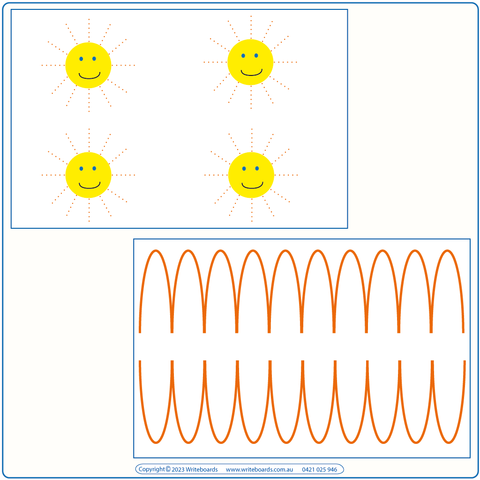 Fluency Patterns that make it easier to form VIC Letters & Numbers