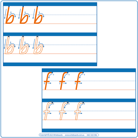 QLD School Readiness Kit includes Large Dotted Third Alphabet Worksheets