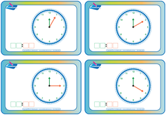 Our Advanced School Kit includes learn to tell the time flashcards