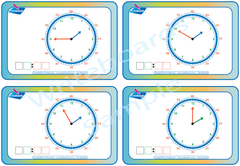 Our Advanced School Kit includes learn to tell the time flashcards for free