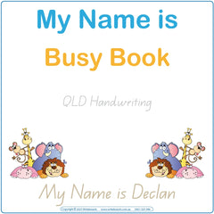 Teach Your Child how to Spell and Write their name using QLD Handwriting