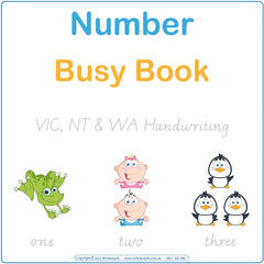 Teach Your Child their Numbers using VIC, NT and WA Handwriting