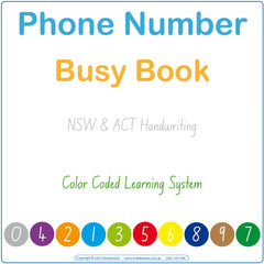 Teach Your Child their Phone Number using NSW and ACT Handwriting