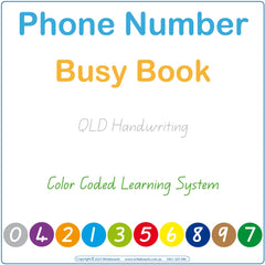 Teach Your Child Their Phone Number using QLD Handwriting