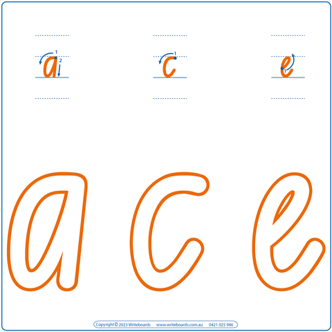 ACT Lowercase Play Dough Worksheets & Numbers are included in our ACT School Starter Kit