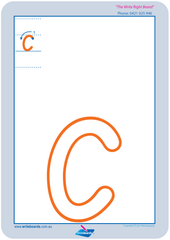 SA Modern Cursive Font Lowercase Alphabet Worksheets for Childcare and Preschool