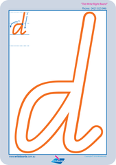 Special Needs Handwriting Kit for QLD Modern Cursive Font includes free lowercase alphabet and number worksheets