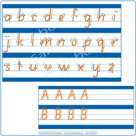 Free Australian Alphabet & Number Worksheets come with our Advanced School Kit