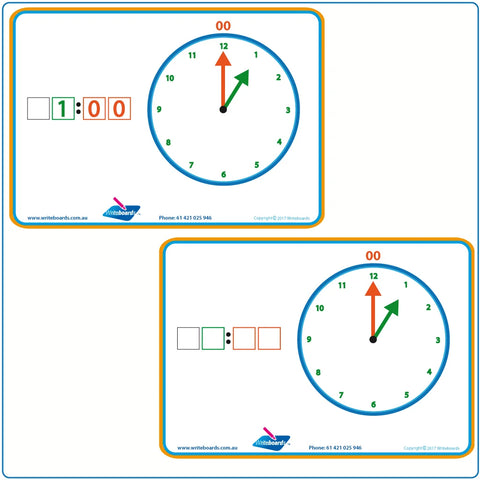 Australian School Starter Kit includes FREE Learn to Tell the Time Worksheets and Flashcards