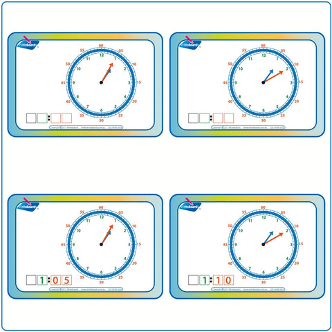 Free Learn to tell the time worksheets & flashcards come with your Advanced School Kit