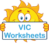 VIC Worksheets & Flashcards, VIC Modern Cursive Font Worksheets & Flashcards