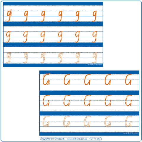 NSW Traceable Alphabet & Numbers Worksheets are included in our Advanced School Kit, ACT School Kit