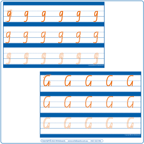 NSW Handwriting Kit for Aussie Kids at School includes Traceable Alphabet & Numbers Worksheets