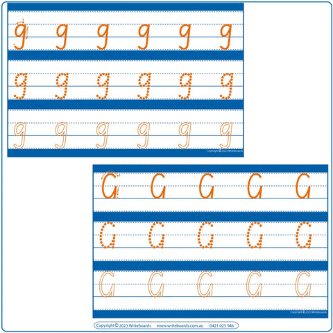 Free Australian Alphaber & Number Worksheets come with your Advanced School Kit