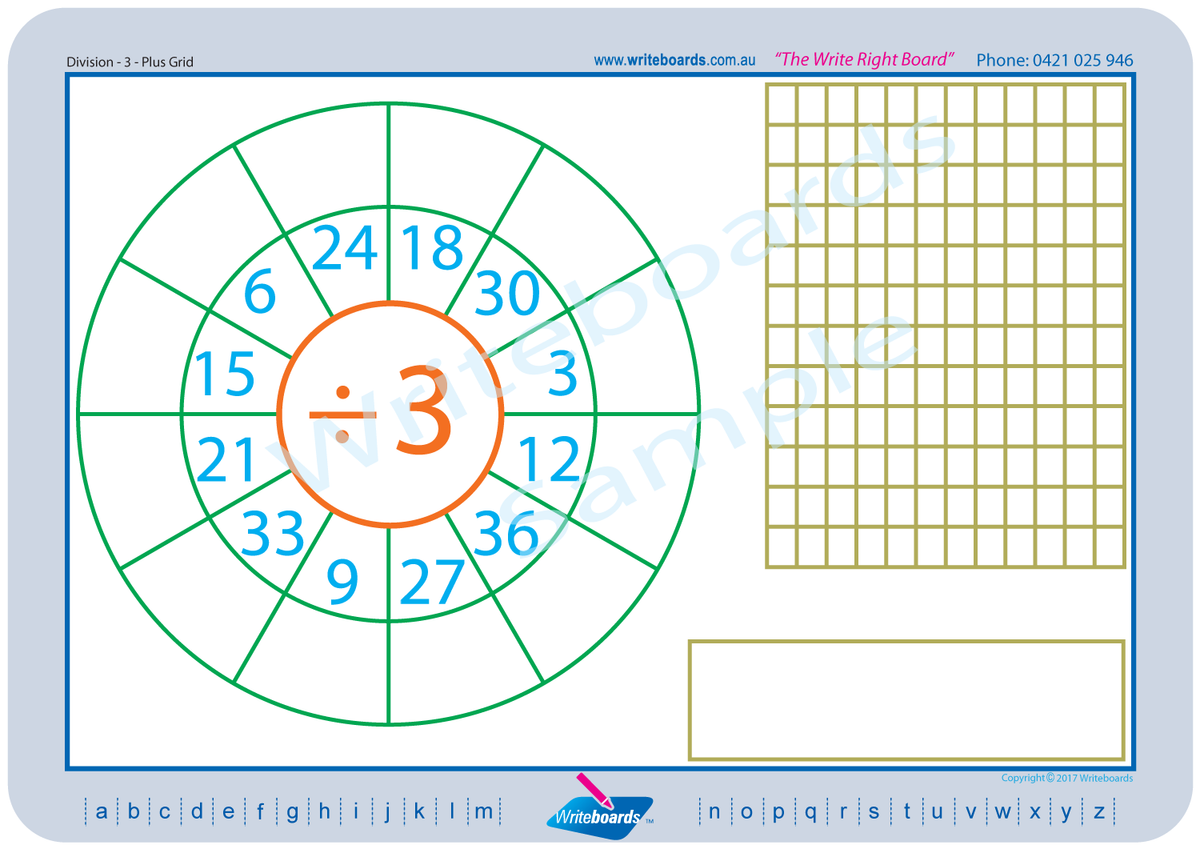 Maths Worksheets on a Grid | Writeboards | Children’s Writing Board