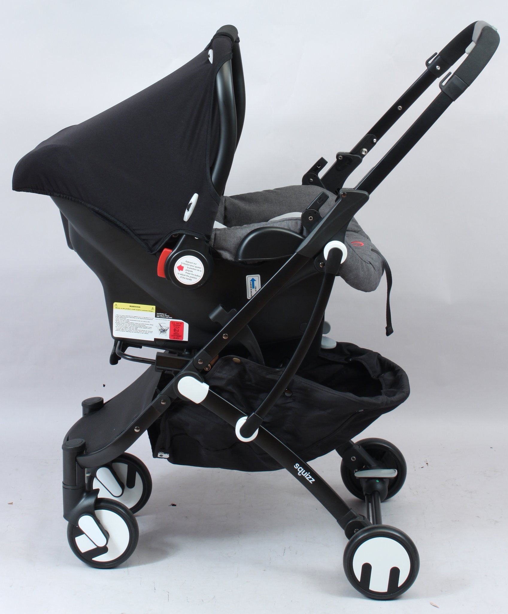 looping stroller with car seat