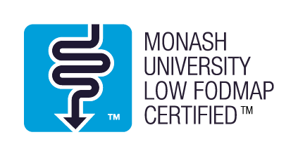 FODBODS Hazelnut Mocha is certified as a LOW FODMAP meal by Monash University