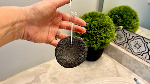 A konjac sponge is a natural exfoliating sponge made from the plant fibers of the konjac plant, an Asian root vegetable