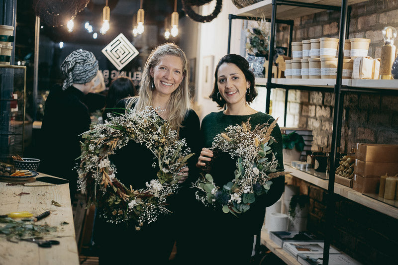 Travelling Basket Journal - Dried Flower Seasonal Wreath Making Workshop Edinburgh - photo 24