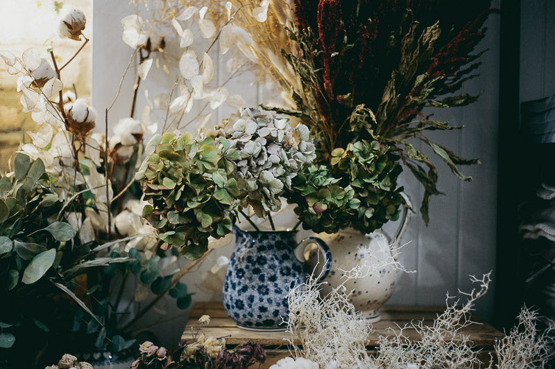 Travelling Basket Journal - Dried Flower Seasonal Wreath Making Workshop Edinburgh - photo 3
