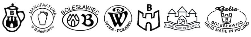 Our Polish Pottery Producers Trademarks Bolesławiec Ceramika