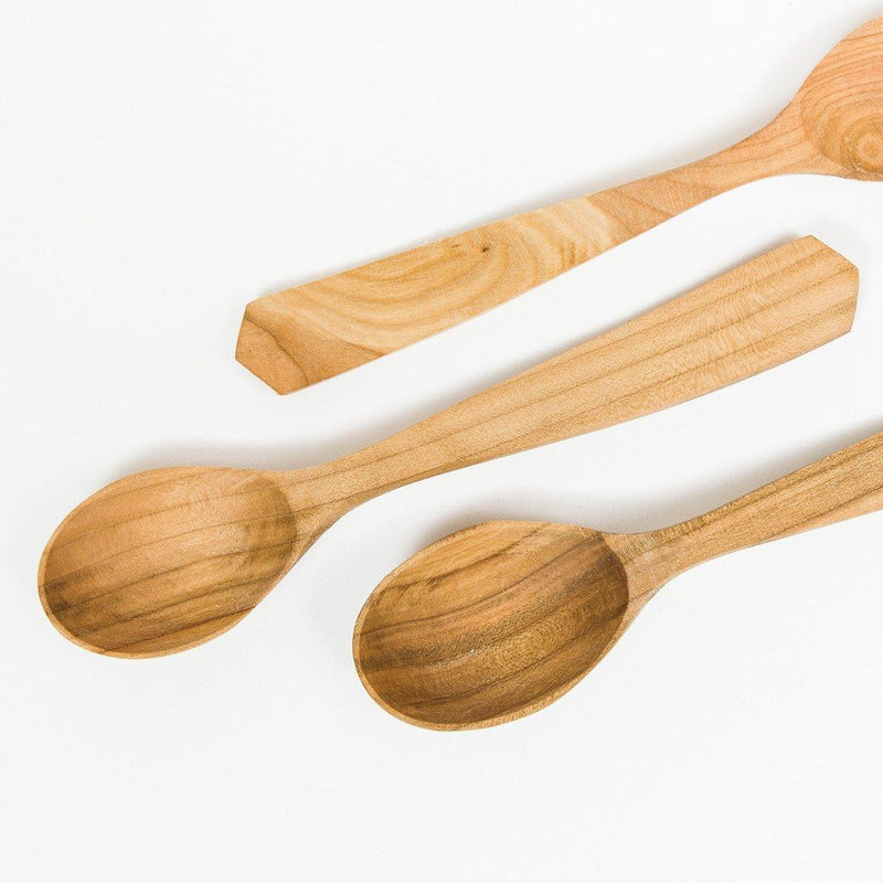 Wooden Serving Spoon – Travelling Basket