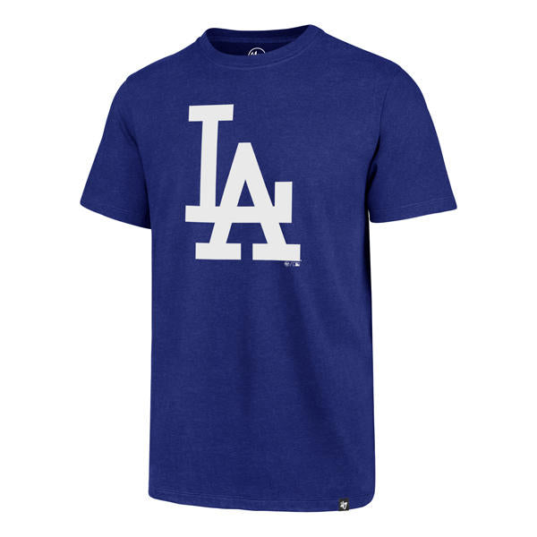 47' Brand Imprint Mens Club Tee LA Dodgers Tshirts Blue White ...