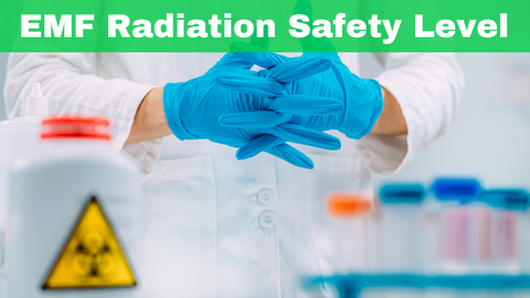 A expert biologist with proper protection to get safe from emf radiation