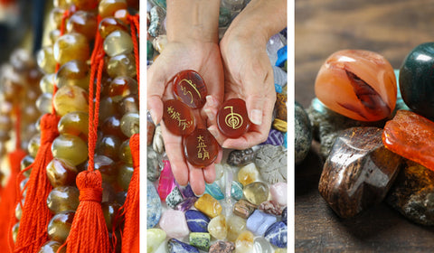 Metaphysical Properties of Carnelian Crystal - Energizing, Motivating, and Balancing - An image showcasing the diverse metaphysical properties of Carnelian crystal. #CarnelianCrystal #MetaphysicalProperties #EnergyBoost #Motivation #EmotionalBalance #CrystalHealing #Transformative #InnerPotential