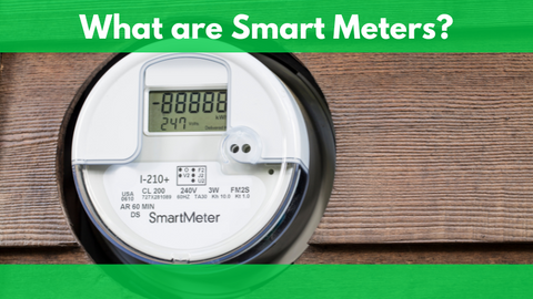 smart meter installed on a wooden surface