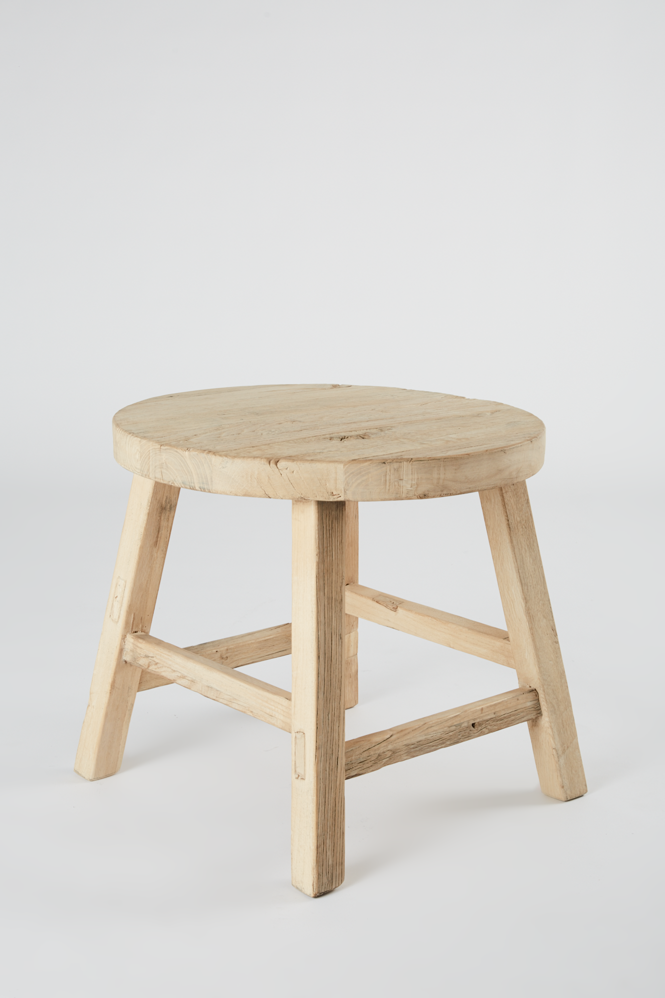 Clo Round Elm Side Table Clo Studios