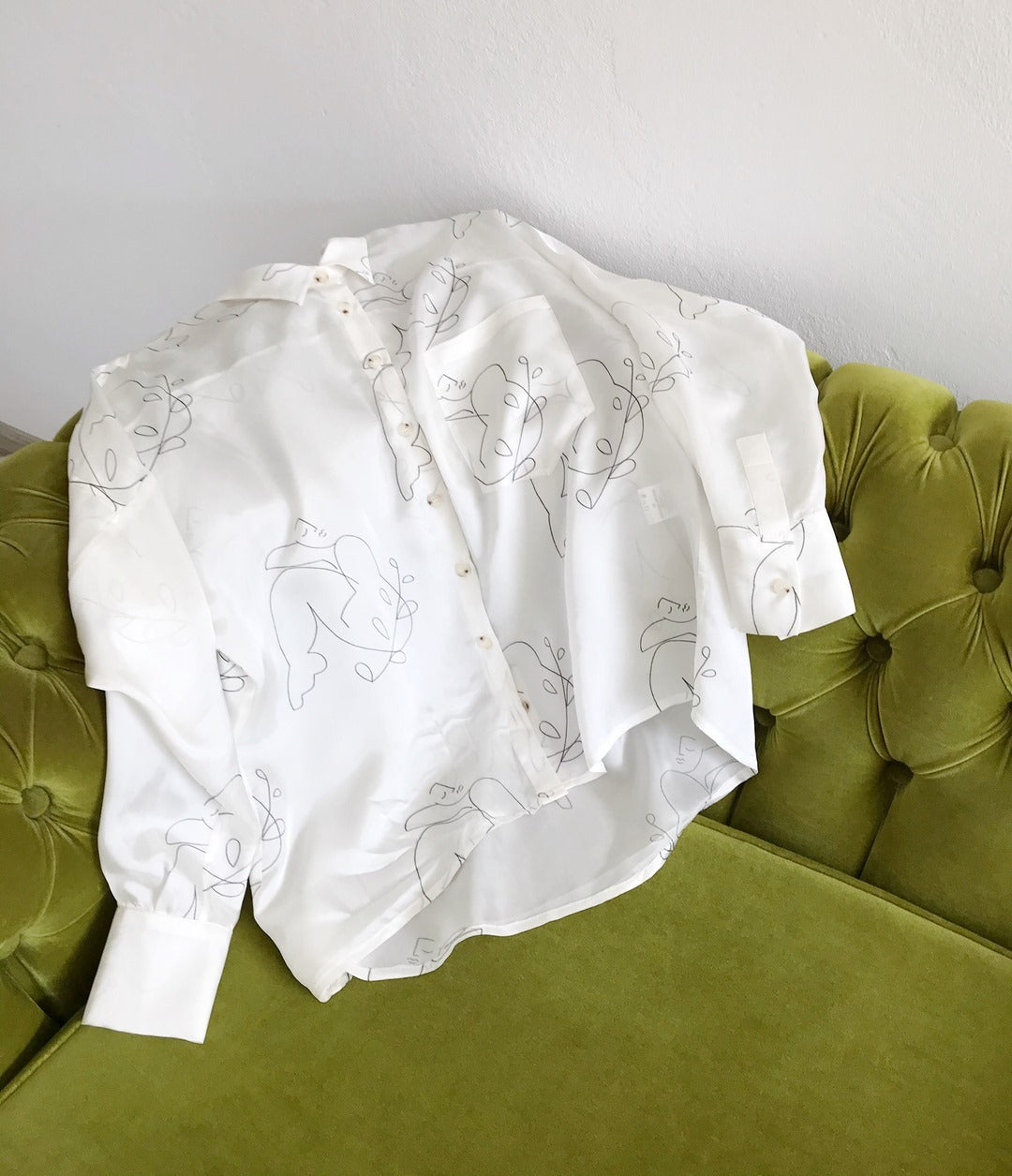 augusto blouse in white