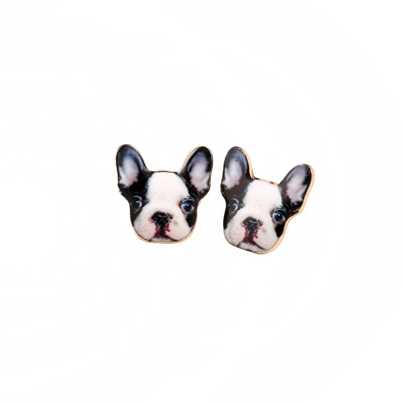 Cute Sitting French Bulldog 925 Sterling Silver Stud | Ear Studs French  Bulldog Dog S925 Silver Earrings For 