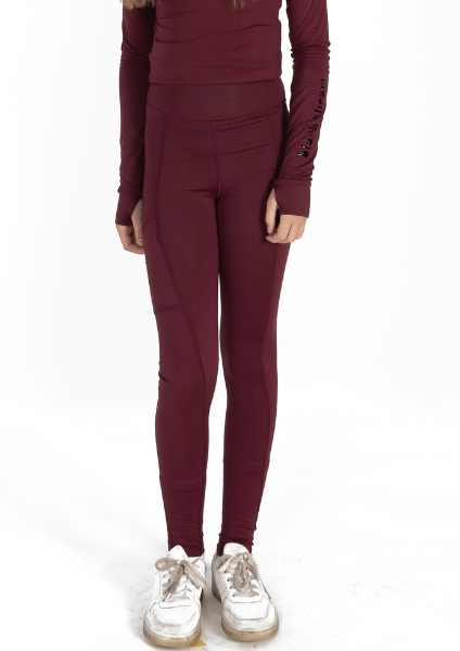 Flex Riding Leggings - Mulberry