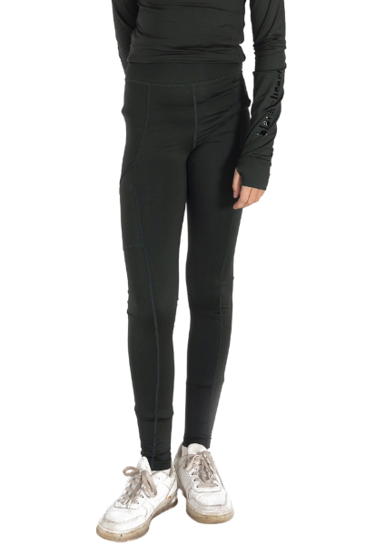 Grey Flex Riding Leggings - Black Heart Equestrian